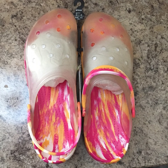 Marbled Translucent Crocs - Picture 7 of 13
